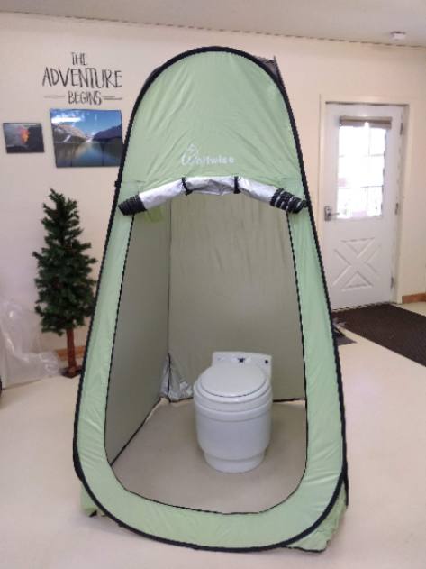 Pop Up Privacy Tent for toilet or changing